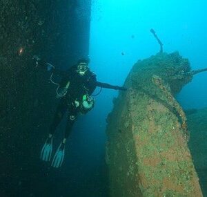 TOUCH SHIP WRECKS FROM TWO WORLD WARS