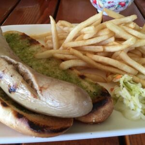 Let’s go with rent a car Mckraut’s German bar and restaurant at southern village Inarajan.